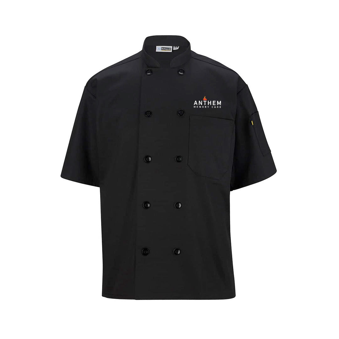 Short Sleeve Classic Chef's Coat - 10 Buttons
