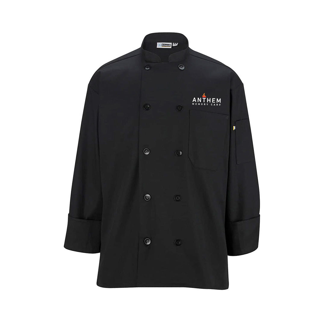 Long Sleeve Classic Chef's Coat - 10 Buttons